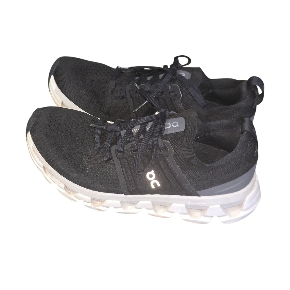 On Cloudswift Running Shoe Women's Black Rock Trainer Sneaker 8.5 Walking Comfy